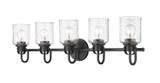 Bathroom Fixtures Five+Lights by Z-Lite ( 224 | 340-5V-MB Kinsley ) 