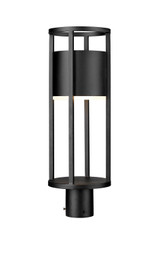 Exterior Post/Pier Head by Z-Lite ( 224 | 517PHM-BK-LED Luca ) 