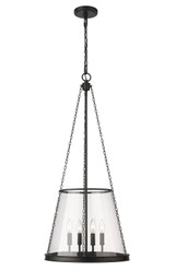 Foyer/Hall Lanterns Glass w/Frame by Z-Lite ( 224 | 341P18-MB Prescott ) 