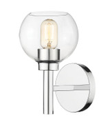 Sconces Single Glass by Z-Lite ( 224 | 7502-1S-CH Sutton ) 