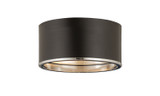 Flush Mounts Drum Shade by Z-Lite ( 224 | 2303F2-MB-CH Arlo ) 