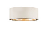 Flush Mounts Drum Shade by Z-Lite ( 224 | 2303F3-MW-CH Arlo ) 