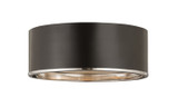 Flush Mounts Drum Shade by Z-Lite ( 224 | 2303F4-MB-CH Arlo ) 
