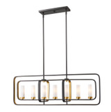 Linear/Island Open Frame by Z-Lite ( 224 | 6000-7L-BZGD Aideen ) 