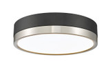 Flush Mounts Metal Shade by Z-Lite ( 224 | 1006F12-MB-BN-LED Algar ) 