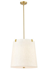 Pendants Fabric Shade by Z-Lite ( 224 | 3502P18-MGLD Weston ) 