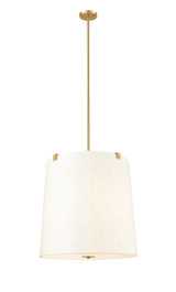 Pendants Fabric Shade by Z-Lite ( 224 | 3502P24-MGLD Weston ) 