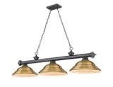 Linear/Island 3 Light Bar by Z-Lite ( 224 | 2306-3BP-SRB Cordon ) 