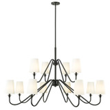 Large Chandeliers Candle by Z-Lite ( 224 | 7509-12-60MB Gianna ) 