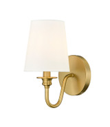 Sconces Single Candle by Z-Lite ( 224 | 7509-1S-MGLD Gianna ) 