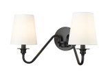 Sconces Double Candle by Z-Lite ( 224 | 7509-2S-MB Gianna ) 