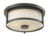 Flush Mounts Drum Shade by Z-Lite ( 224 | 413F11 Savannah ) 