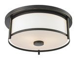 Flush Mounts Drum Shade by Z-Lite ( 224 | 413F14 Savannah ) 