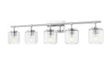 Bathroom Fixtures Five+Lights by Z-Lite ( 224 | 7515-5V-CH Landon ) 