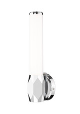 Sconces Single Glass by Z-Lite ( 224 | 1010-1S-CH-LED Cooper ) 