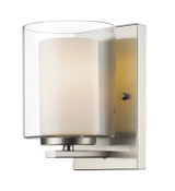 Sconces Single Glass by Z-Lite ( 224 | 426-1S-BN Willow ) 