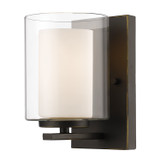 Sconces Single Glass by Z-Lite ( 224 | 426-1S-OB Willow ) 