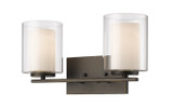 Bathroom Fixtures Two Lights by Z-Lite ( 224 | 426-2V-OB Willow ) 