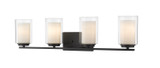Bathroom Fixtures Four Lights by Z-Lite ( 224 | 426-4V-MB Willow ) 