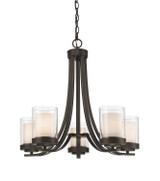 Mid. Chandeliers Glass Up by Z-Lite ( 224 | 426-5-OB Willow ) 