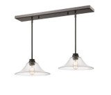 Linear/Island 2 Light Bar by Z-Lite ( 224 | 428MP14-2OB Annora ) 