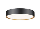 Flush Mounts Metal Shade by Z-Lite ( 224 | 1014F16-MB-MGLD-LED Kawan ) 