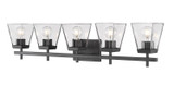 Bathroom Fixtures Five+Lights by Z-Lite ( 224 | 819-5V-MB Lauren ) 