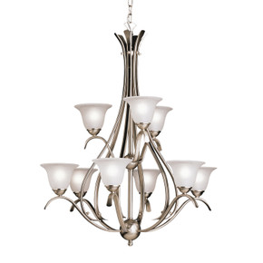 Large Chandeliers Glass Shade by Kichler ( 12 | 2520NI Dover ) 