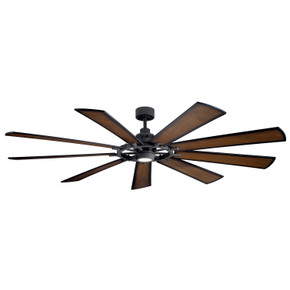 Fans Damp Location by Kichler ( 12 | 300285DBK Gentry Xl ) 
