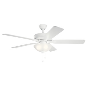 Fans Ceiling Fans by Kichler ( 12 | 330017MWH Basics Pro Select ) 