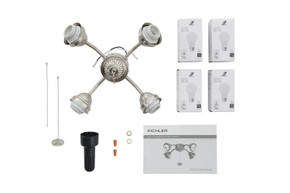 Fans Fitters by Kichler ( 12 | 350015BSS Accessory ) 