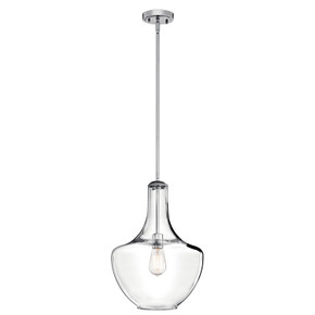 Pendants Glass Down by Kichler ( 12 | 42046CH Everly ) 
