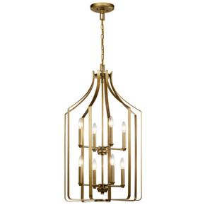 Foyer/Hall Lanterns Open Frame by Kichler ( 12 | 42498NBR Morrigan ) 
