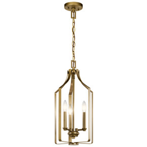 Foyer/Hall Lanterns Open Frame by Kichler ( 12 | 42499NBR Morrigan ) 