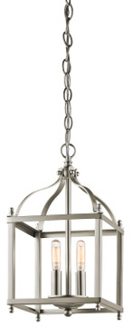 Foyer/Hall Lanterns Open Frame by Kichler ( 12 | 42565NI Larkin ) 