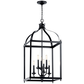 Foyer/Hall Lanterns Open Frame by Kichler ( 12 | 42568BK Larkin ) 