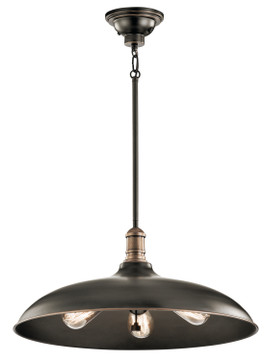 Pendants Metal Shade by Kichler ( 12 | 42649OZ Cobson ) 