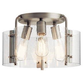 Flush Mounts Cage Style by Kichler ( 12 | 42954NI Thoreau ) 