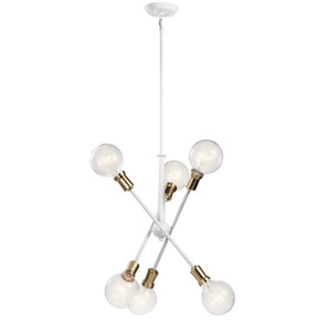 Mini Chandeliers Starburst by Kichler ( 12 | 43095WH Armstrong ) 