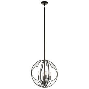 Mini Chandeliers Sphere by Kichler ( 12 | 43096OZ Montavello ) 