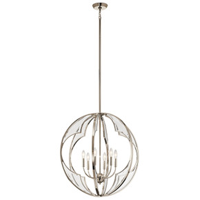 Mid. Chandeliers Sphere by Kichler ( 12 | 43097PN Montavello ) 