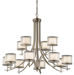 Large Chandeliers Candle by Kichler ( 12 | 43151AP Tallie ) 
