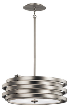 Pendants Drum Shade by Kichler ( 12 | 43301NI Roswell ) 