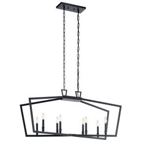 Linear/Island 4 Light + by Kichler ( 12 | 43494BK Abbotswell ) 