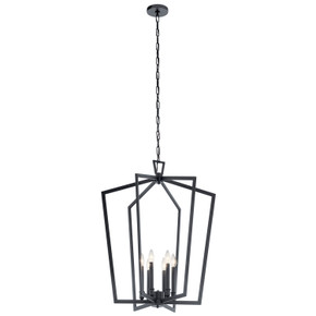 Foyer/Hall Lanterns Open Frame by Kichler ( 12 | 43495BK Abbotswell ) 