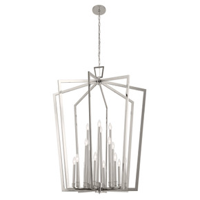 Foyer/Hall Lanterns Open Frame by Kichler ( 12 | 43499PN Abbotswell ) 