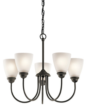 Mid. Chandeliers Glass Up by Kichler ( 12 | 43638OZ Jolie ) 