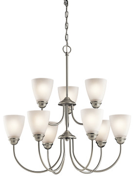 Mid. Chandeliers Glass Up by Kichler ( 12 | 43639NI Jolie ) 