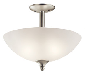 Semi-Flush Mts. Bowl Style by Kichler ( 12 | 43641NI Jolie ) 