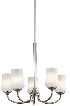 Mid. Chandeliers Glass Up by Kichler ( 12 | 43665NI Aubrey ) 